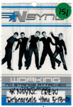 Jimmy Hotz NSYNC 2001 Working Pass *NSync Crew